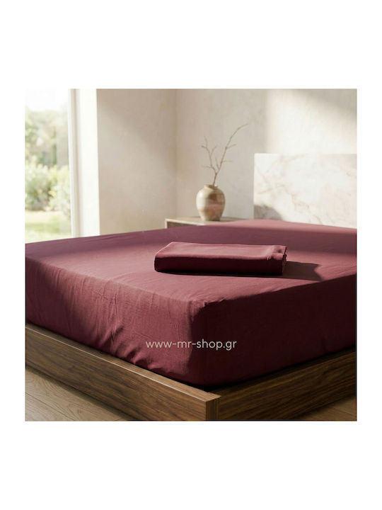 Marwa Σεντόνι Υπέρδιπλο 220x250εκ. Red 007