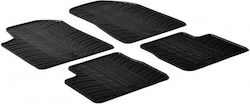 Gledring Set Front and Back 4pcs for Alfa Romeo Giulietta 2014 Black