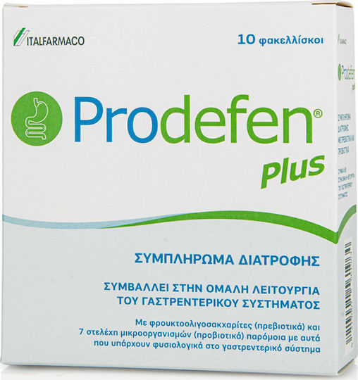 Italfarmaco Prodefen Plus with Probiotics and Prebiotics 10 sachets