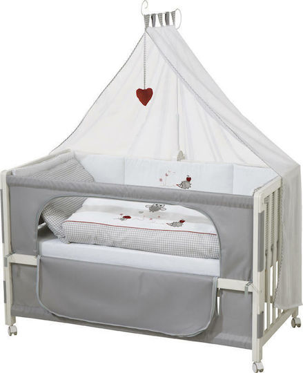 Polihome Babybett Happy Owl Grau