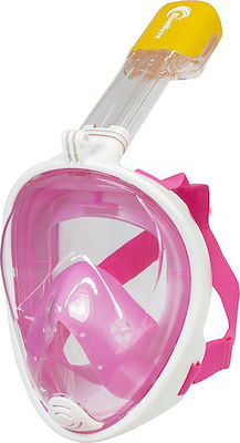 Bluewave Kids' Silicone Full Face Diving Mask 61059 Pink S/M Pink