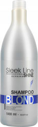 Stapiz Sleek Line Professional Repair & Shine Shampoos Reconstruction/Nourishment & Smoothing for Coloured Hair 1000ml Stapiz Sleek Line Professional Repair & Shine Shampoos Reconstruction/Nourishment & Smoothing for Coloured Hair 1000ml
