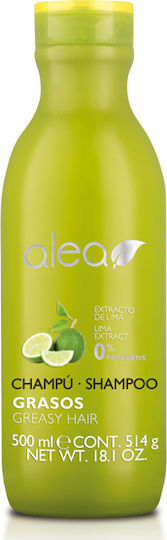 Alea Greasy Hair Σαμπουάν για Όλους τους Τύπους Μαλλιών 500ml