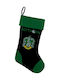 Harry Potter Christmas Decorative Socks Slytherin Fabric M24xH45cm Green