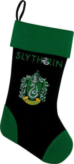 Harry Potter Christmas Stocking Slytherin Χριστουγεννιάτικη Διακοσμητική Κάλτσα Υφασμάτινη Μ24xΥ45εκ. Πράσινη