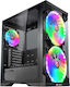 Raijintek Silenos Pro Gaming Middle Tower Carcasă Calculator cu Fereastră Laterală Negru