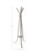 Bizzotto Wooden Coat Rack Gray Triomphe 60x60x180cm