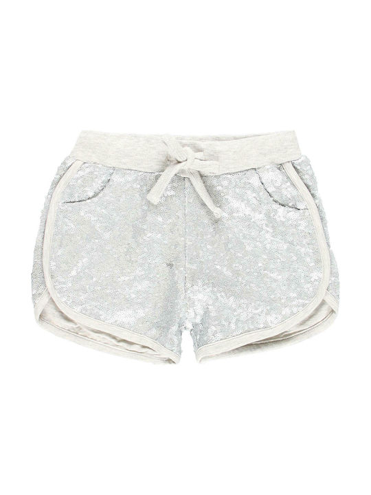 Boboli Kinder Shorts/Bermudas Stoff Silber