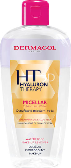 Dermacol HT Hyaluron Therapy Micellar Water Αφαίρεσης Αδιάβροχου Μακιγιάζ Προσώπου & Ματιών 200ml