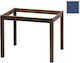 Woodwell Table Stand made of Wood in Blue Color...