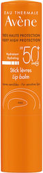 Avene Eau Thermale High Protection Hydrating Lip Balm Αδιάβροχο Αντηλιακό Stick Χειλιών SPF50 3gr
