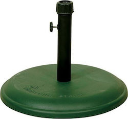 Lianos Umbrella Stand made of Metal Green 45x45cm