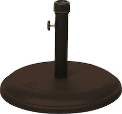 Lianos Umbrella Stand made of Metal in Black Color 45x45cm