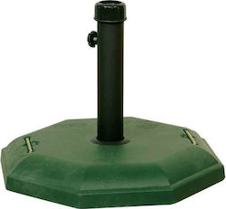 Lianos Umbrella Stand made of Cement in Green Color 50x50cm