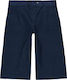 Boboli Kids Fabric Wide Leg Trousers Blue