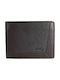 Herrenbrieftasche aus Leder mit RFID Braune