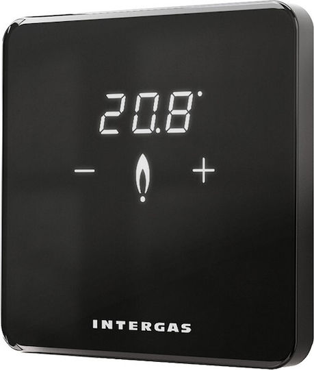 Intergas Comfort Touch Digital Thermostat Raum mit Touchscreen Schwarz