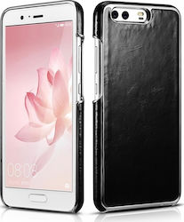 Xoomz Real Leather Back Cover Leather Black (Hu...