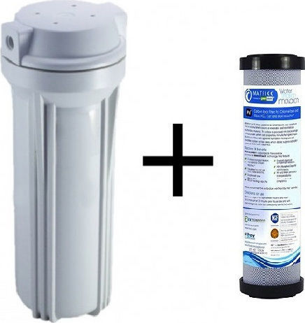 Water Quality Wasserfiltrationssystem Unter der Spüle / Zentrale Versorgung Durchmesser ½" mit Ersatzfilter Matrikx PB1 0,5 μm