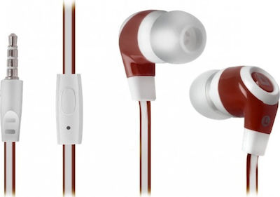 Defender Pulse 430 În ureche Handsfree cu Mufă 3.5mm Roșu