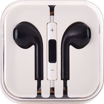 Mega Bass Earbuds Handsfree with 3.5mm Connector Black