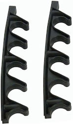 Zita Plus Σκαλιέρα Ξαπλώστρας 21.5x4x1.5cm Μαύρη Zita Plus Σκαλιέρα Ξαπλώστρας 21.5x4x1.5cm Μαύρη