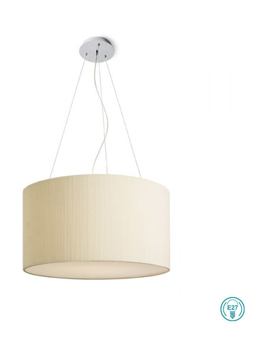 Rendl Light Studio Lalo Pendant 55 Hängelampe Dreilicht für Fassung E27 Beige