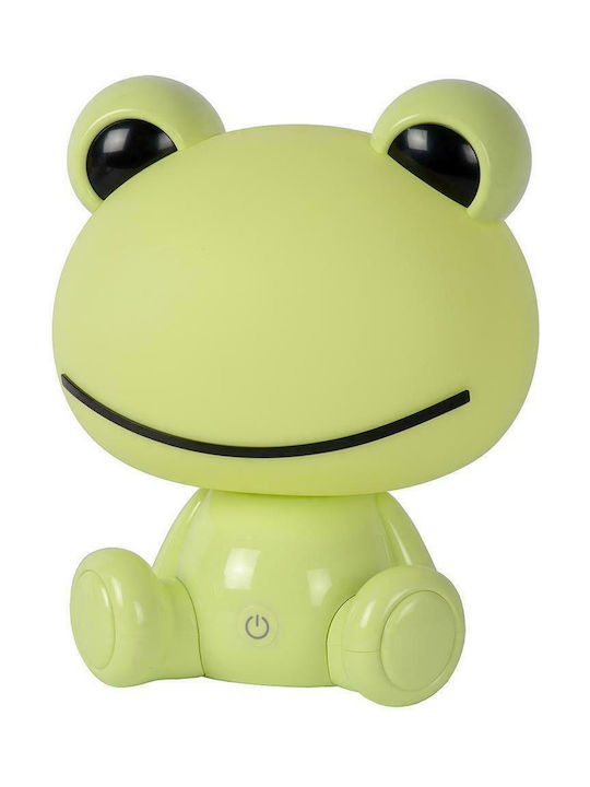 Lucide Lightning Led Kids Decorative Lamp Touch Dodo Frog Green 19x16x30cm