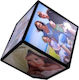Out of the Blue Multi Picture Frame 6 Pieces Plastic with Black Frame