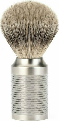 Muhle Rocca Shaving Brush with Badger Hair Bristles 21mm Silver