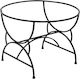 Lianos 3756 Стойка за маса от Метал Galvanized 100 100x100x73см