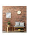Oriana Ferelli Wall Mirror with Brown Plastic Frame 60x50cm 1pcs