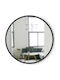 Umbra Wall Mirror with Black Plastic Frame Diameter 46cm 1pcs