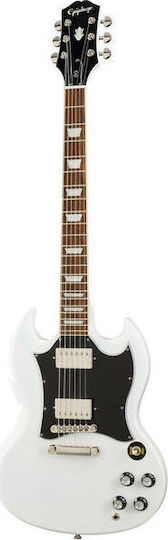 Epiphone SG Standard Electric Guitar SG with HH Pickup Configuration Alpine White