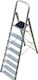 Viovas Leiter Aluminium mit 7+1 Stufen 171cm