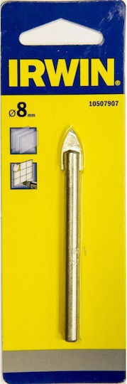 Irwin Drill with Cylindrical Shank for Glass και Tiles 8mm