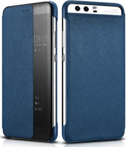Xoomz XHP10004 Книга Изкуствена кожа Син (Huawei P10)