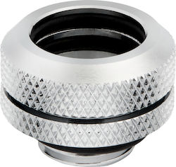 Corsair Hydro X Series XF Hardline 14mm OD Fitting Four Pack Fittings Silver CX-9052007-WW