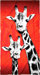 John Frank Giraffe Βαμβακερή Κόκκινη