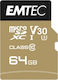 Emtec Speedin Pro microSDXC 64GB U3 V30 A1 UHS-I 95MB/s