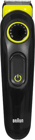 Braun Beard Trimmer 3 Rechargeable Hair Clipper Black BT3221