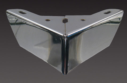 Morseto 519 Αλουμινένιο Πόδι Επίπλου 5x5x5cm Χρώμιο 5