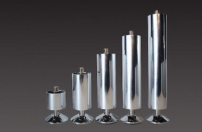 My Morseto Ε213 Collapsible Furniture Leg made of Aluminum with Regulator Chrome 15 5x5x15cm