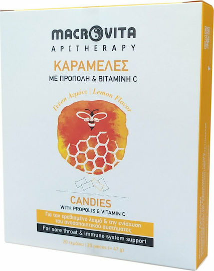 Macrovita Lozenges Lemon 47gr 20pcs