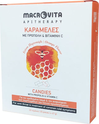 Macrovita Καραμέλες Bonbons für Kinder Orange 20Stück