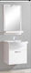 Gloria Scondo-Up Countertop with Sink & Mirror with Light L43.5xW30.3xH56.5cm White