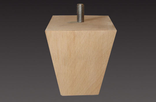 Morseto 157 Дървено Крак На Мебел Подходящ За Маса / Малка Маса 8.5x8.5x10см Небоядисан 10