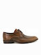 Damiani Men's Leather Dress Shoes Tabac Brown