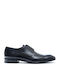 Perlamoda Men's Leather Dress Shoes Black