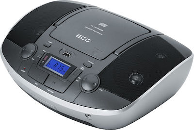 ECG Portable Radio-CD Player CDR 1000 U Equipped with CD / MP3 / USB / Radio Black